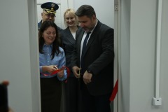 Открытие пожарно-технических выставок в Аниве и Долинске.