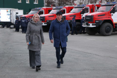 Пожарно-спасательной службе передали новую технику