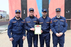 Смотр-конкурс на звание «Лучшее звено газодымозащитной службы»